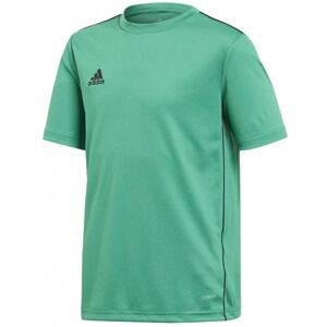 adidas CORE18 JSY Y Juniorský fotbalový dres, zelená, velikost 128