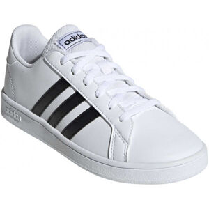 adidas GRAND COURT K Dětská volnočasová obuv, Bílá, velikost 5.5