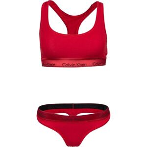 Calvin Klein UNLINED BRA SET Dámský set spodního prádla, červená, velikost S