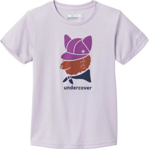 Columbia PETIT FOND GRAPHIC SHORT SLEEVE TEE Růžová L - Dětské triko