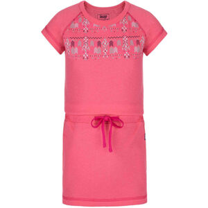 Loap BACYELLA Růžová 122-128 - Dívčí šaty