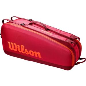 Wilson TOUR 6 Tenisová taška, červená, velikost
